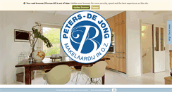 Desktop Screenshot of petersdejong.nl